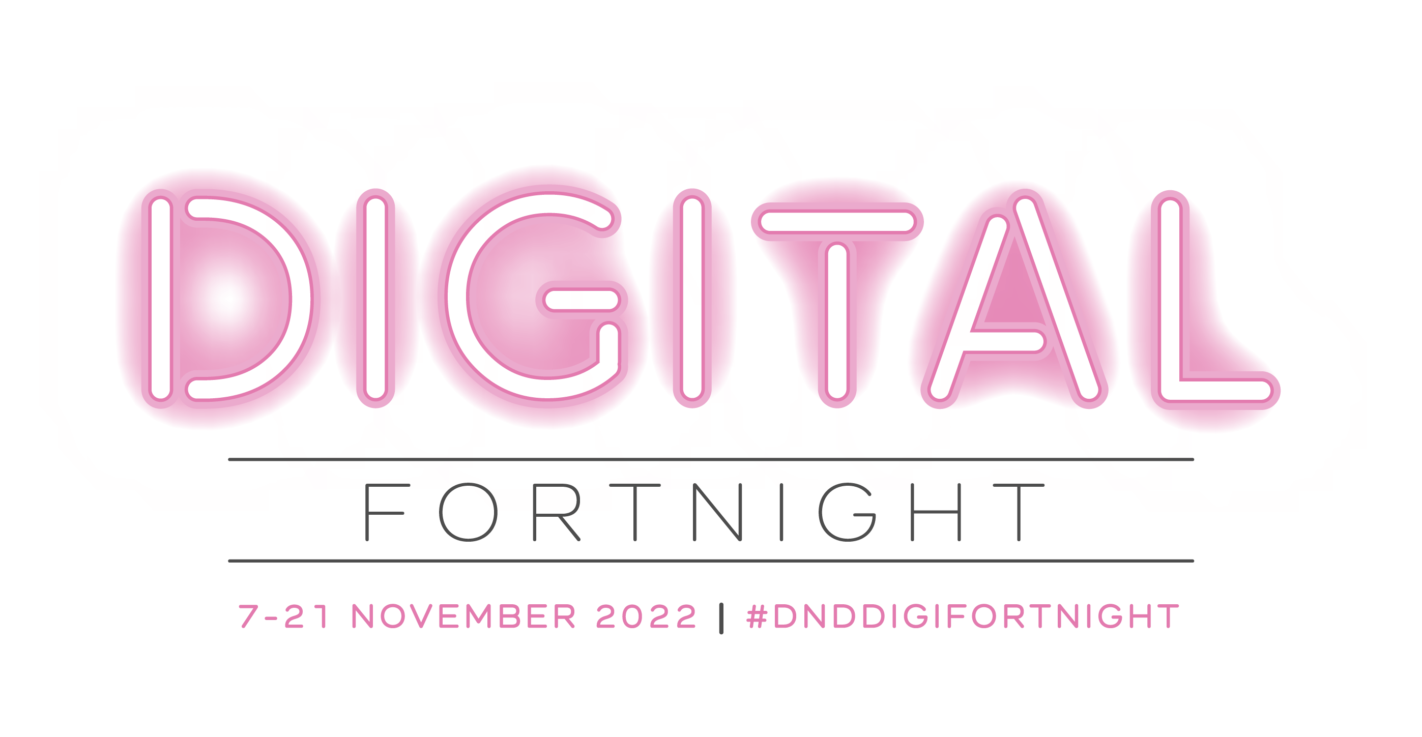 Digital Fortnight 2022 Logo with Dates