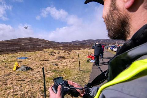 Tay5G Jet Connectivity 5G Drone flying