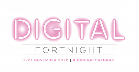 Digital Fortnight 2022 Logo with Dates
